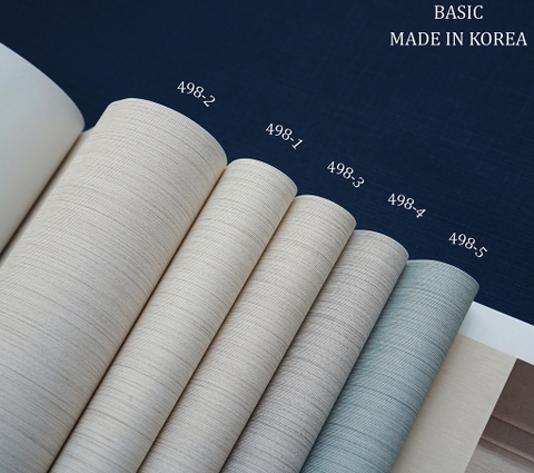 Giấy dán tường một màu Hàn Quốc Basic+ 498-4