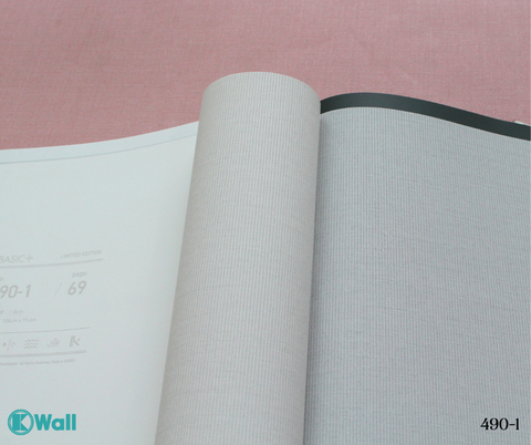 Giấy dán tường một màu Hàn Quốc Basic+ 490-2
