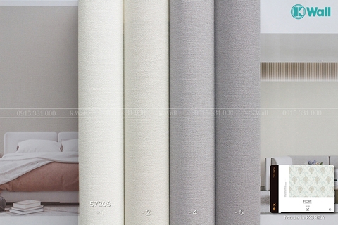 Giấy dán tường Hàn Quốc một màu Fiore 57206
