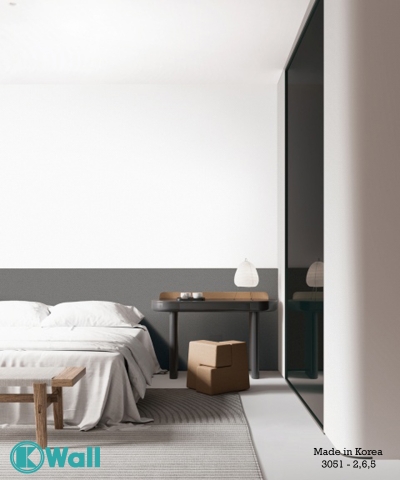 Giấy dán tường một màu Hàn Quốc The View 3051