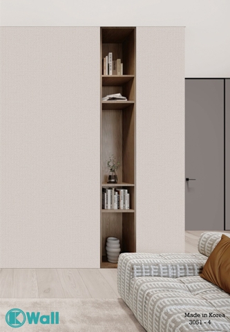 Giấy dán tường một màu Hàn Quốc The View 3051