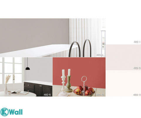 Giấy dán tường một màu Hàn Quốc Basic+ 482-3