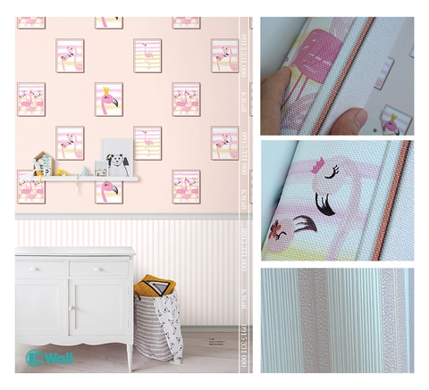 Giấy dán tường vân dọc Hàn Quốc Fiore 81162