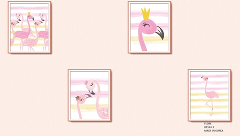 Giấy dán tường phòng bé gái Hàn Quốc Fiore 81163