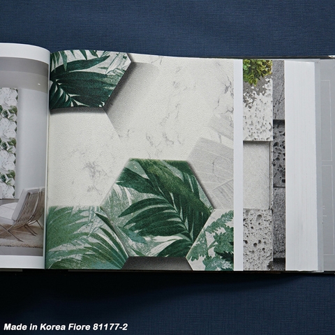 Giấy dán tường hoa 3D Hàn Quốc Fiore 81177