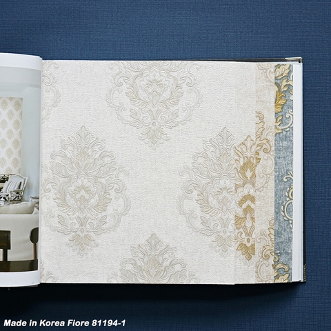 Giấy dán tường hoa văn cổ điển Hàn Quốc Fiore 81194