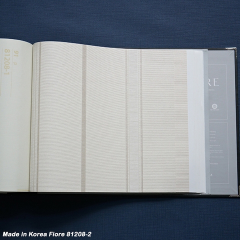 Giấy dán tường kẻ dọc Hàn Quốc Fiore 81208