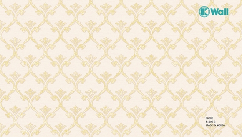 Giấy dán tường hoa văn Hàn Quốc Fiore 81209