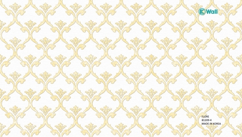 Giấy dán tường hoa văn Hàn Quốc Fiore 81209
