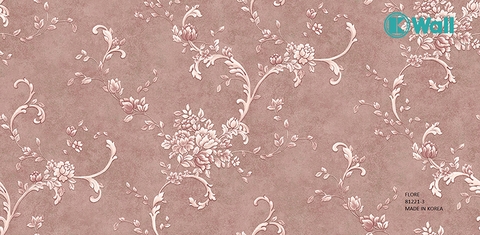 Giấy dán tường hình hoa Hàn Quốc Fiore 81221