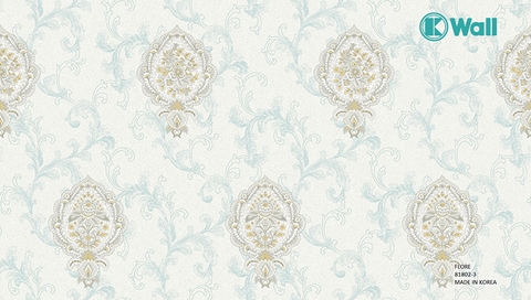Giấy dán tường tân cổ diển Hàn Quốc Fiore 81802