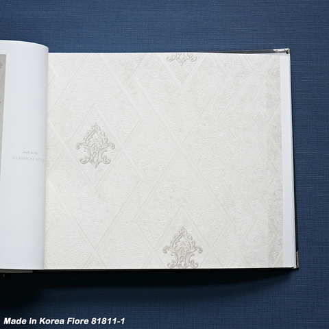 Giấy dán tường hoa văn Hàn Quốc Fiore 81811