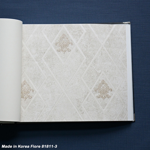 Giấy dán tường hoa văn Hàn Quốc Fiore 81811