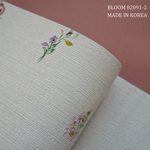 Giấy dán tường hoa Hàn Quốc Bloom 82091