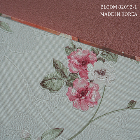 Giấy dán tường hoa thiên nhiên Hàn Quốc Bloom 82092