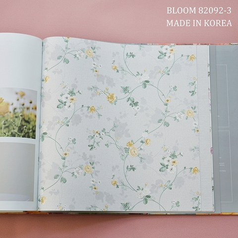 Giấy dán tường hoa thiên nhiên Hàn Quốc Bloom 82092