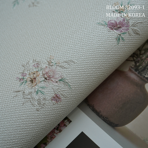Giấy dán tường phòng khách Hàn Quốc Bloom 82093