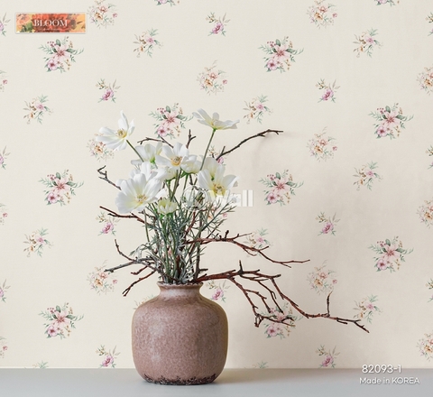 Giấy dán tường phòng khách Hàn Quốc Bloom 82093