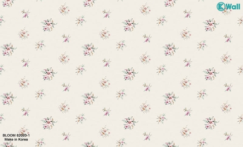 Giấy dán tường phòng khách Hàn Quốc Bloom 82093