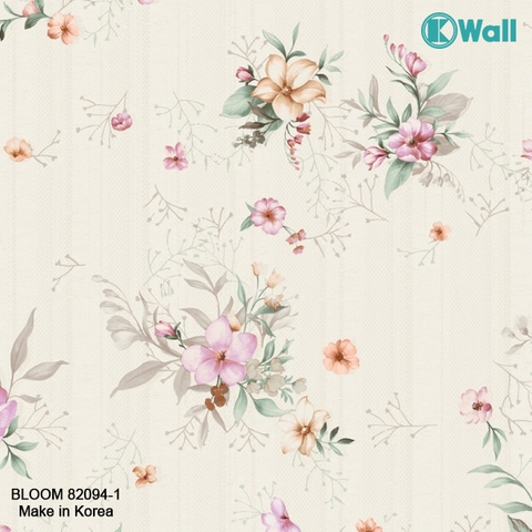 Giấy dán tường hoa Hàn Quốc Bloom 82094
