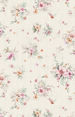 Giấy dán tường hoa Hàn Quốc Bloom 82094