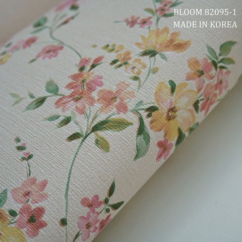 Giấy dán tường hoa Hàn Quốc Bloom 82095