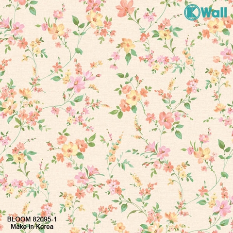 Giấy dán tường hoa Hàn Quốc Bloom 82095