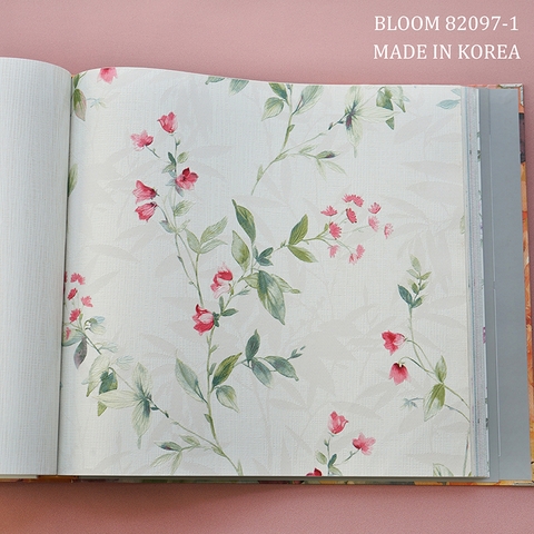 Giấy dán tường hoa Hàn Quốc Bloom 82097
