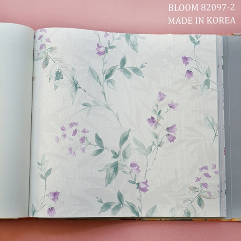 Giấy dán tường hoa Hàn Quốc Bloom 82097
