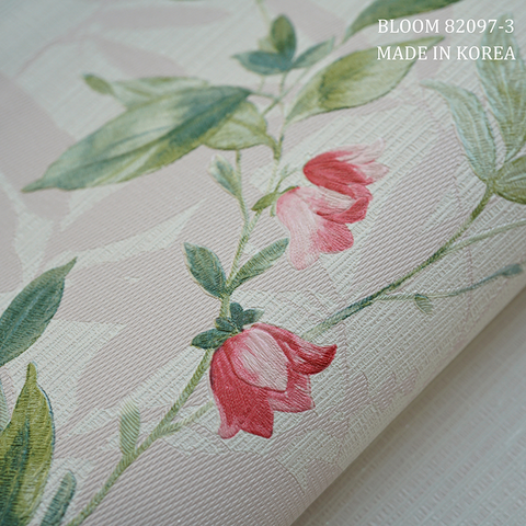 Giấy dán tường hoa Hàn Quốc Bloom 82097