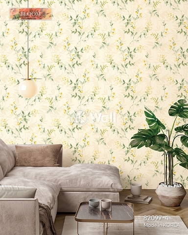 Giấy dán tường hoa Hàn Quốc Bloom 82097