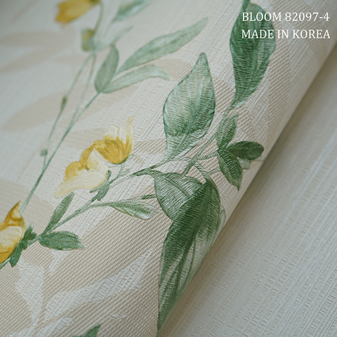 Giấy dán tường hoa Hàn Quốc Bloom 82097