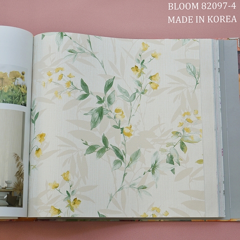 Giấy dán tường hoa Hàn Quốc Bloom 82097