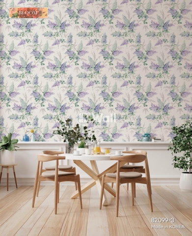 Giấy dán tường hoa Hàn Quốc Bloom 82099