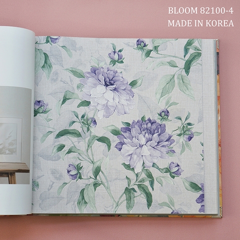 Giấy dán tường hoa Hàn Quốc Bloom 82100