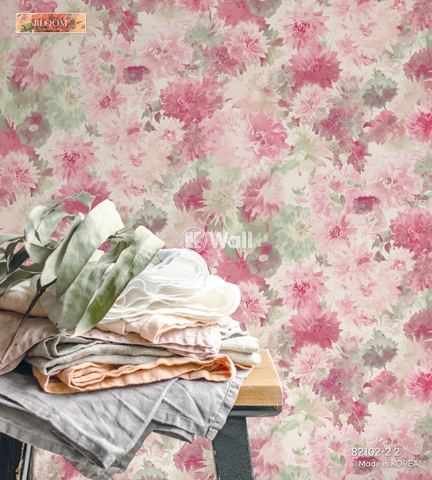 Giấy dán tường hoa Hàn Quốc Bloom - 82102