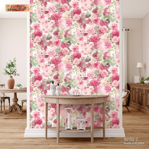 Giấy dán tường hoa Hàn Quốc Bloom - 82102