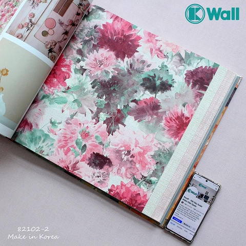 Giấy dán tường hoa Hàn Quốc Bloom - 82102