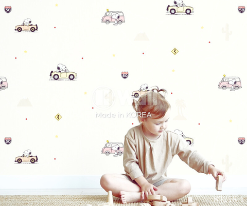 Giấy dán tường Hàn Quốc Peanust+ 83218-1