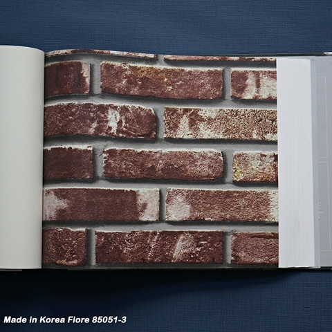 Giấy dán tường giả gạch Hàn Quốc Fiore 85051