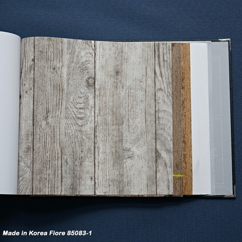 Giấy dán tường vân gỗ Hàn Quốc Fiore 85084