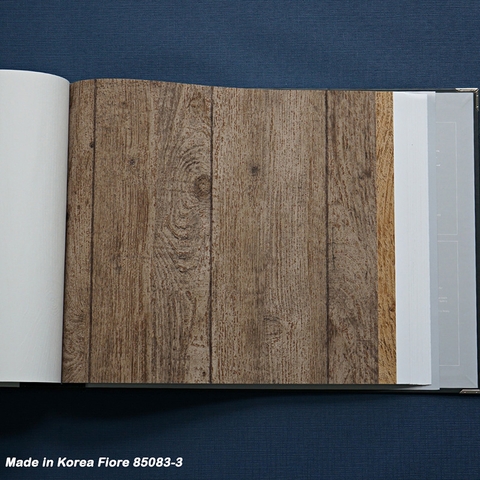 Giấy dán tường vân gỗ Hàn Quốc Fiore 85084