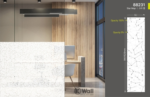 Phim cách nhiệt trang trí kính Hàn Quốc 88231