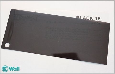 Phim cách nhiệt cửa kính Hàn Quốc Black 15