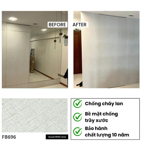 Phim dán nội thất cao cấp nhập khẩu Hàn Quốc FB696