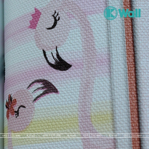 Giấy dán tường phòng bé gái Hàn Quốc Fiore 81163