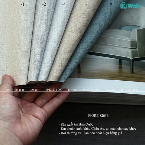 Giấy dán tường một màu Hàn Quốc Fiore 82056