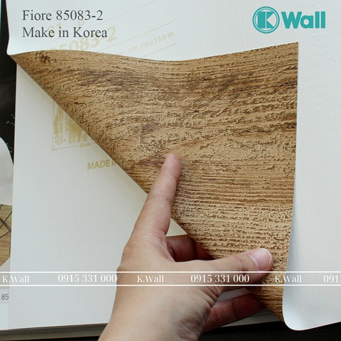Giấy dán tường vân gỗ Hàn Quốc Fiore 85083