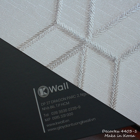 Giấy dán tường tân cổ điển Hàn Quốc Decortex 4403