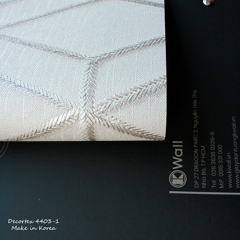Giấy dán tường tân cổ điển Hàn Quốc Decortex 4403